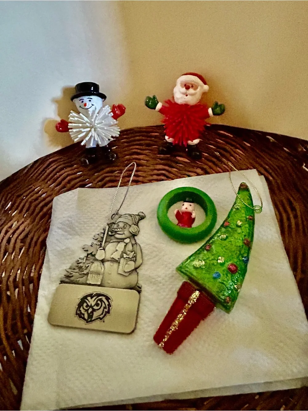 Holiday Christmas Ornament Set - (5)